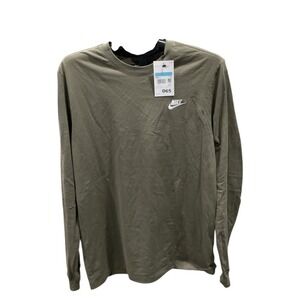 Nike Men's Olive Long Sleeve Shirt size medium